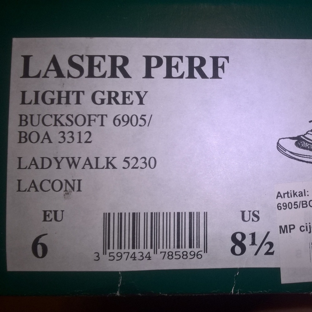 Mephisto Laser Perf Leather Shoes